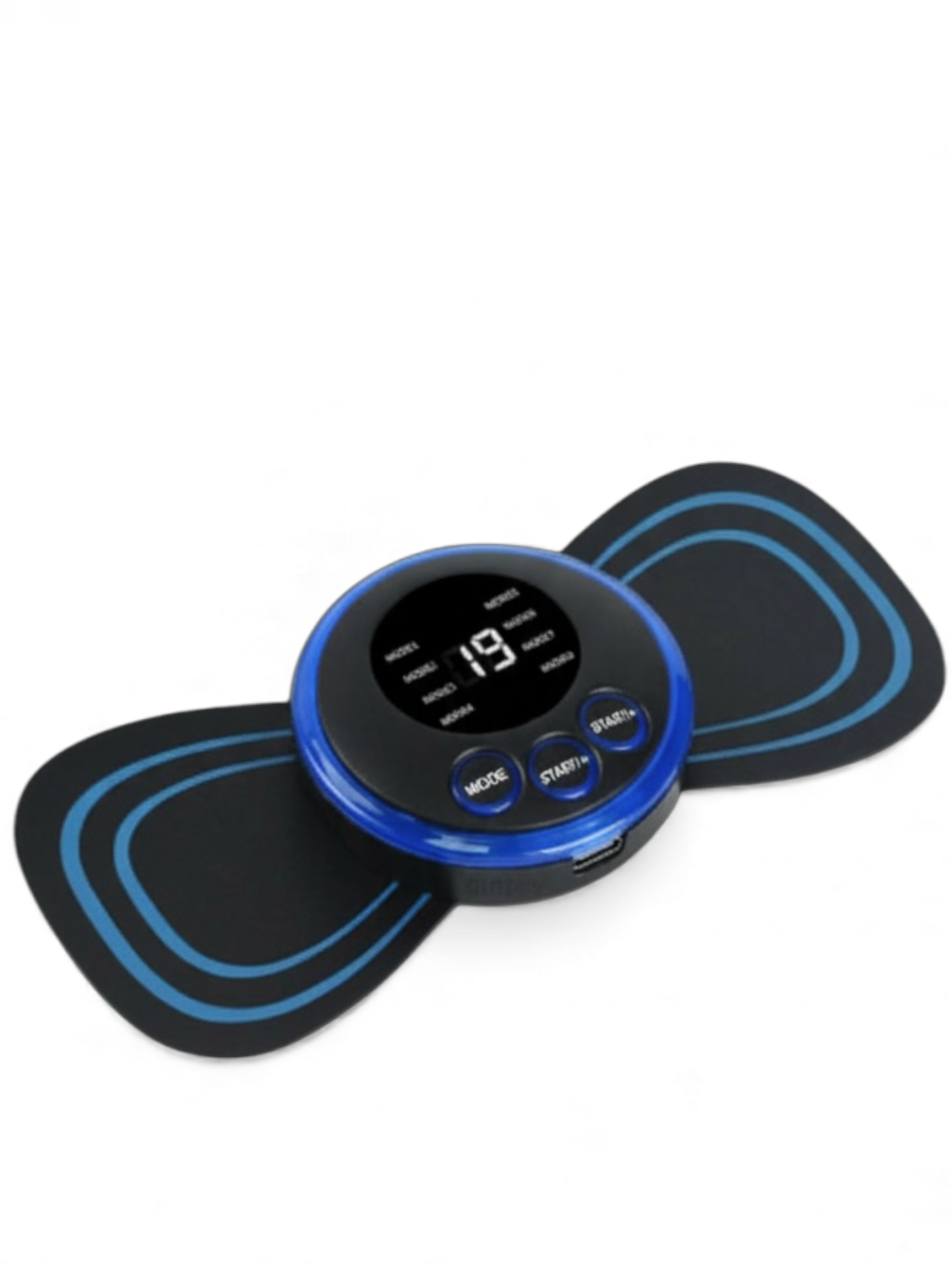 Relivora™ MiniPulse – kabelloses TENS-EMS-Gerät zur Linderung von Nacken-, Rücken- und Schulterschmerzen